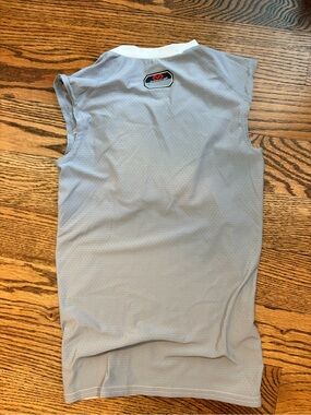 McDavid Light Gray Sleeveless heart guard shirt youth small